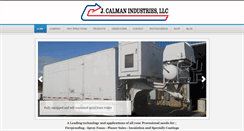 Desktop Screenshot of calmanindustries.com