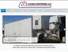 Tablet Screenshot of calmanindustries.com